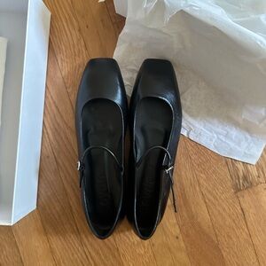 Aeyde Uma Leather Ballet Flat - 38 (7.5)